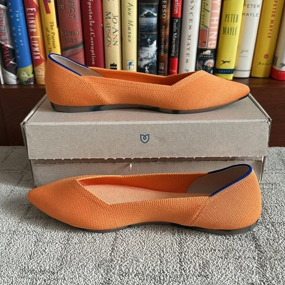 Rothy’s The Point Tangerine size 8.5 - Picture 3 of 12